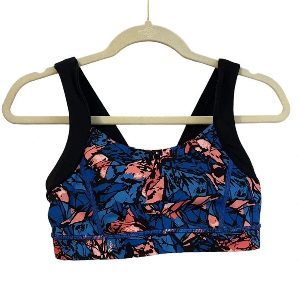 LULULEMON PATTERNED ENERGY SPORTS BRA